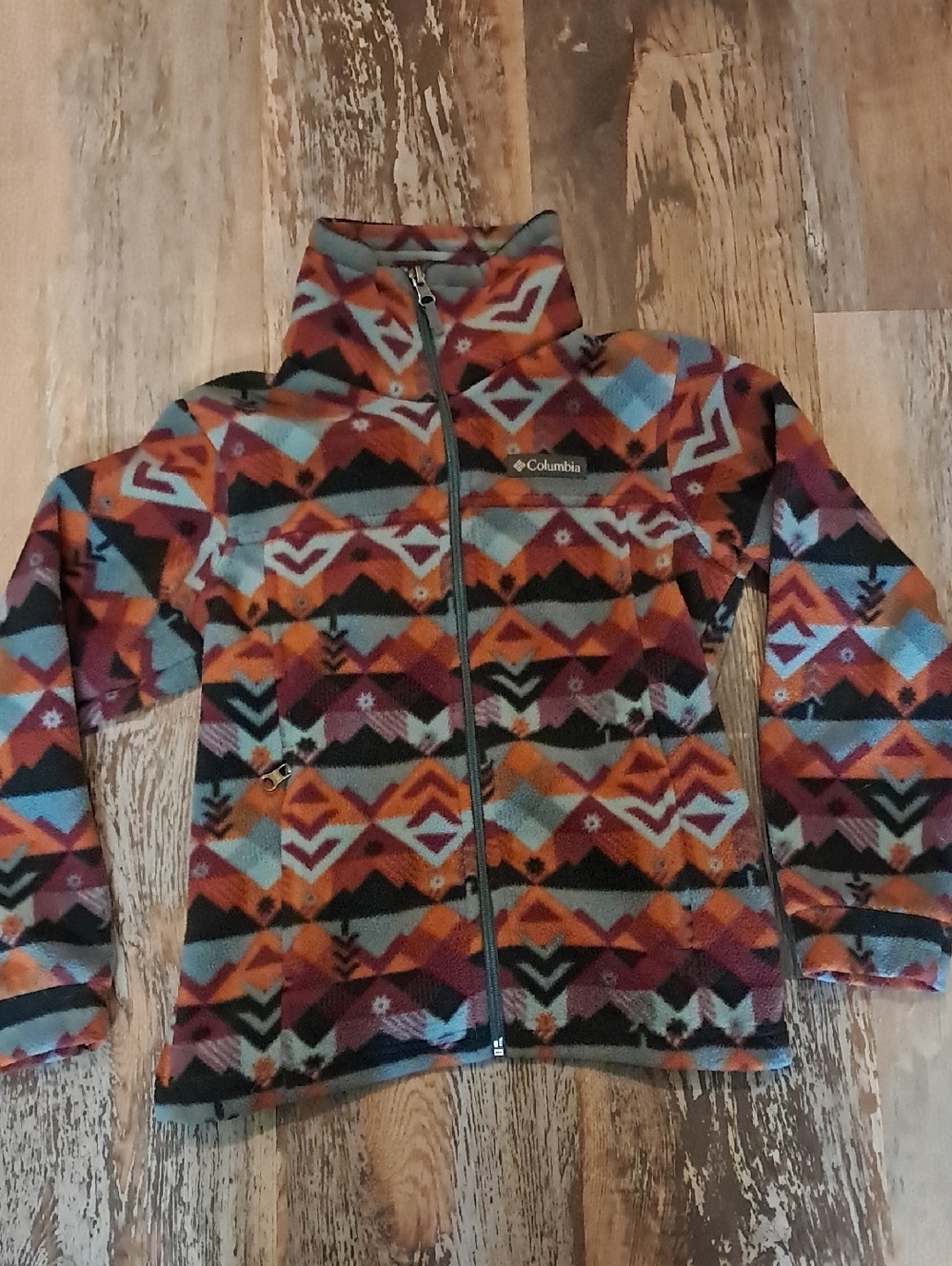 Columbia Youth Patterned Fleece Jacket